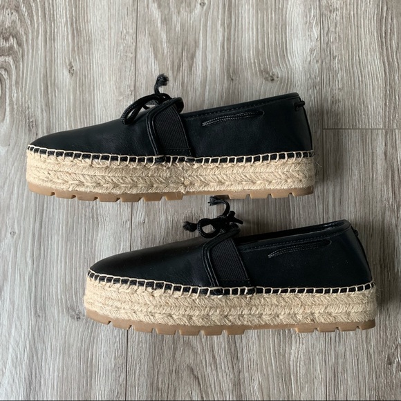 Circus by SAM EDELMAN Cora Espadrilles Ballet Flat Black Size 8 - Picture 4 of 10